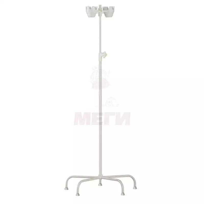 Штатив МСК-310-01  для вливаний пятиопорный, металлический, без колес, телескопический, высота 1200-2000мм