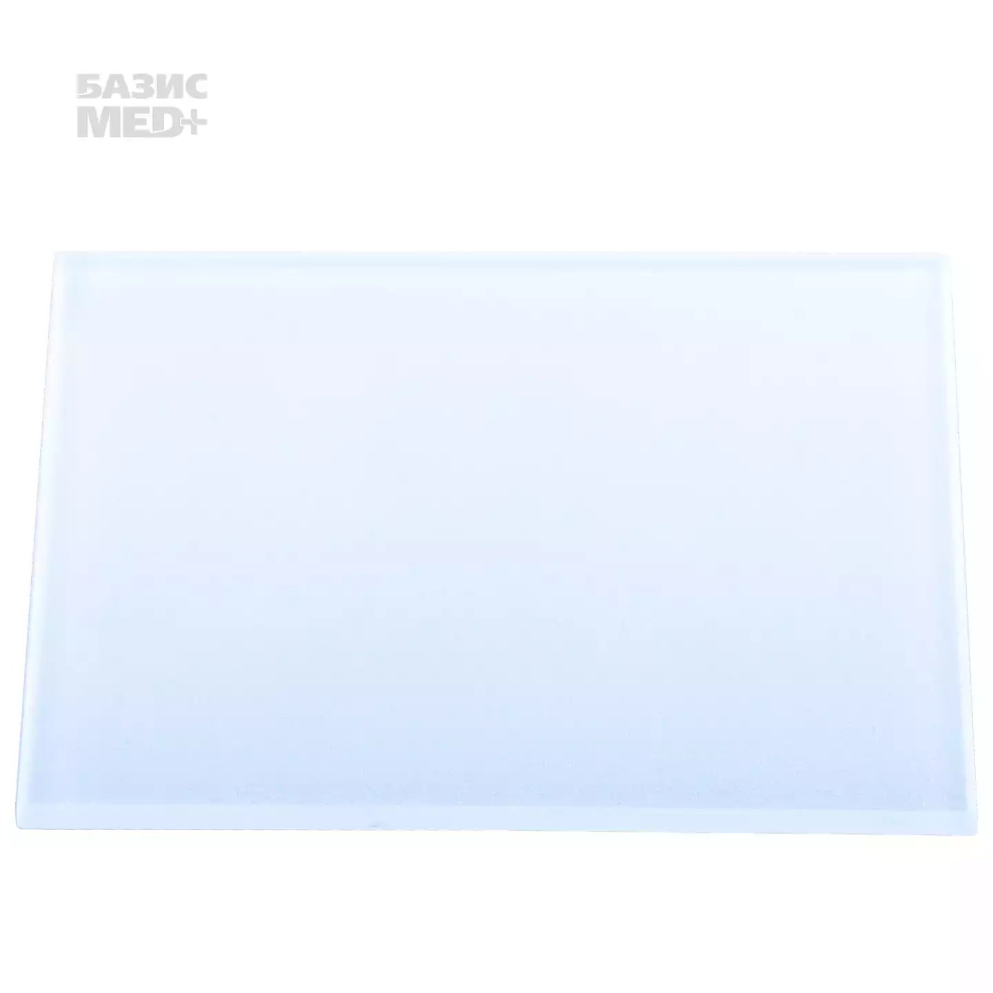 Стекло для замешивания без лунок, матовое, размер 70*95*4мм