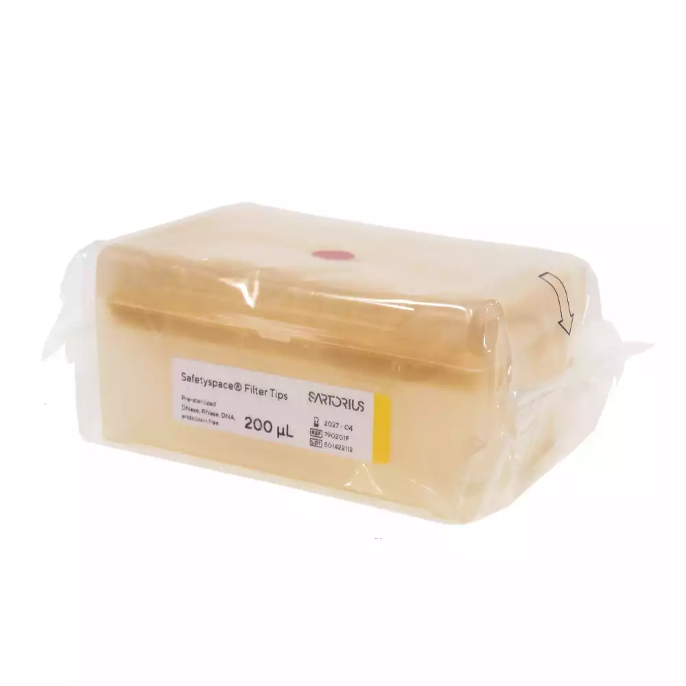 Наконечник для дозаторов 5-200 мкл, универсальный с фильтром, без ДНК-аз, РНК-аз, стерильный, упаковка 96шт в штативе