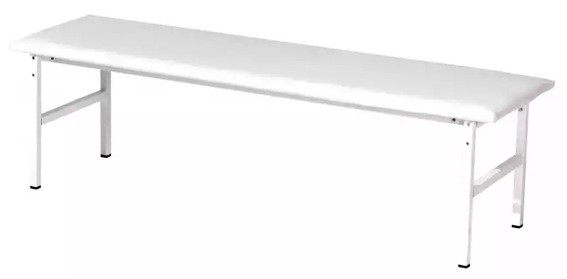 Банкетка МСК-207, без спинки малая, размер 1500*400*440см, обивка белая 1