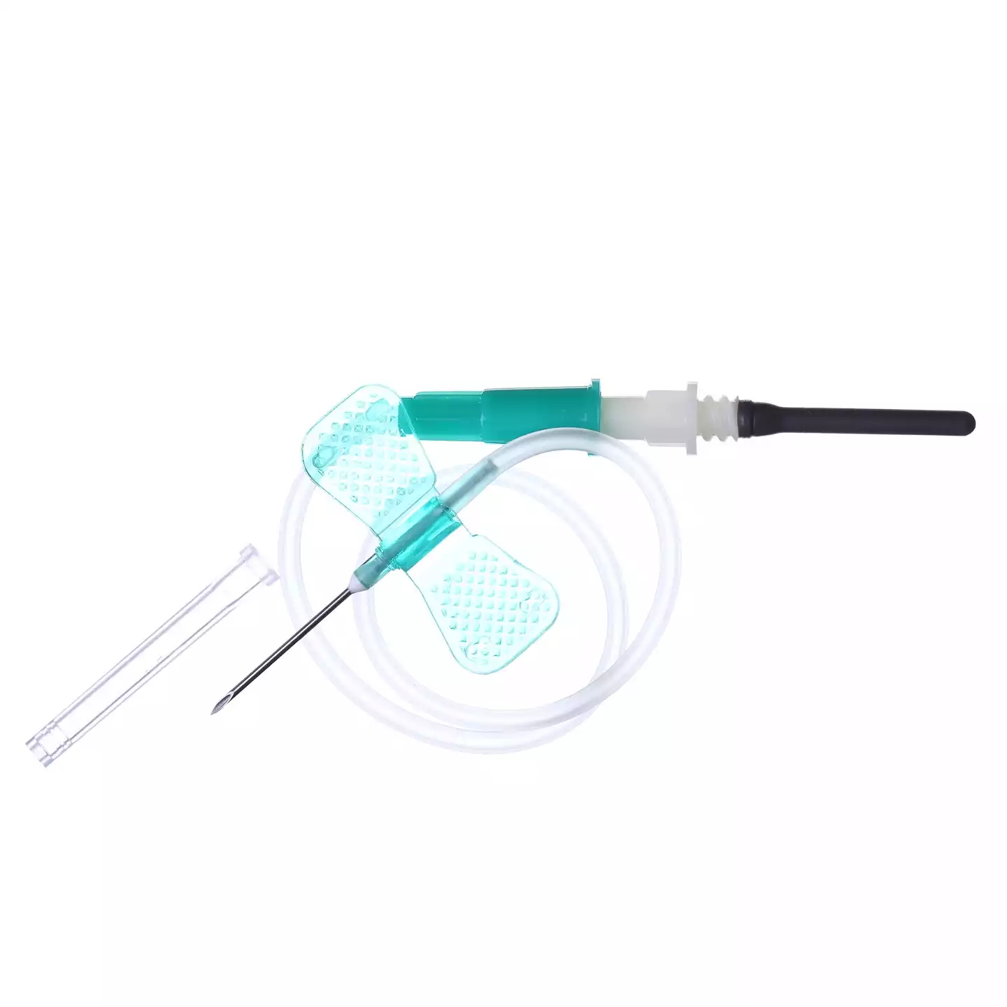 Игла - бабочка Improvacuter, с луер-адаптером 21Gх3/4, диаметр 0,80мм, длина трубки 19см, стерильная, зеленая